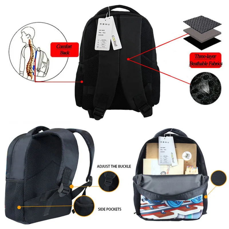 Tractor Backpack – 12-Inch Kids School Bag