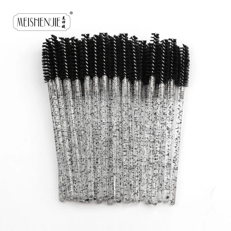 Crystal Eyelash Extension Mascara Wand Brush Set