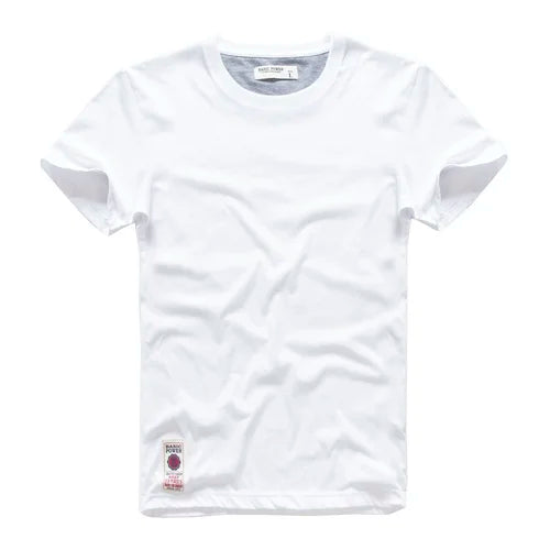 Men's Solid Color O-Neck Cotton T-Shirt — Everyday Essential Tee