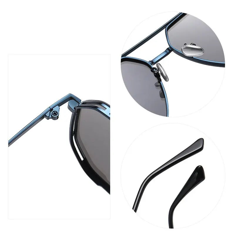 Men's Polarized Colorful Sunglasses | Fashionable UV Protection Driver Driving Shades