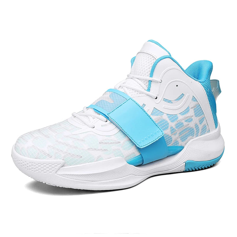 Men's Basketball Sneakers 2026 — Breathable Mesh Lace-Up Running & Walking Shoes
