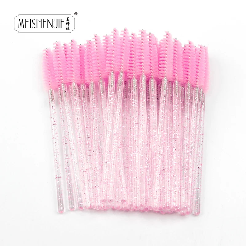 Crystal Eyelash Extension Mascara Wand Brush Set