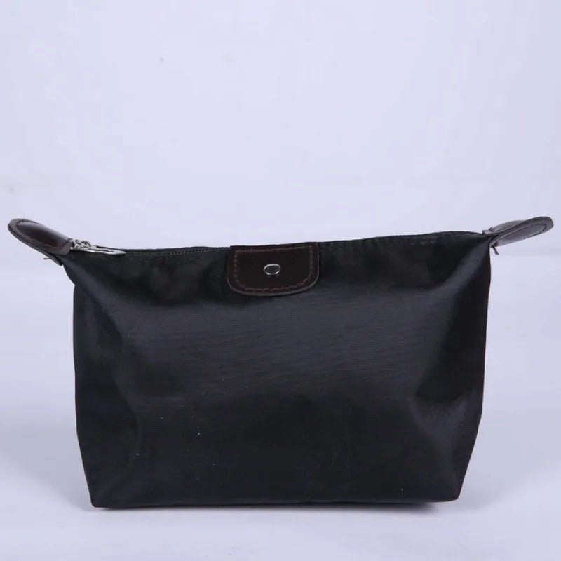 Colorful Waterproof Dumpling Cosmetic Bag – Mini Cute Toiletry Makeup Tote Purse for Women