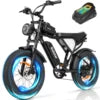 Ridstar Q20 Mini Fat Tire E-Bike — 48V 15Ah 20" Electric Dirt Mountain Bike (US Free Shipping)