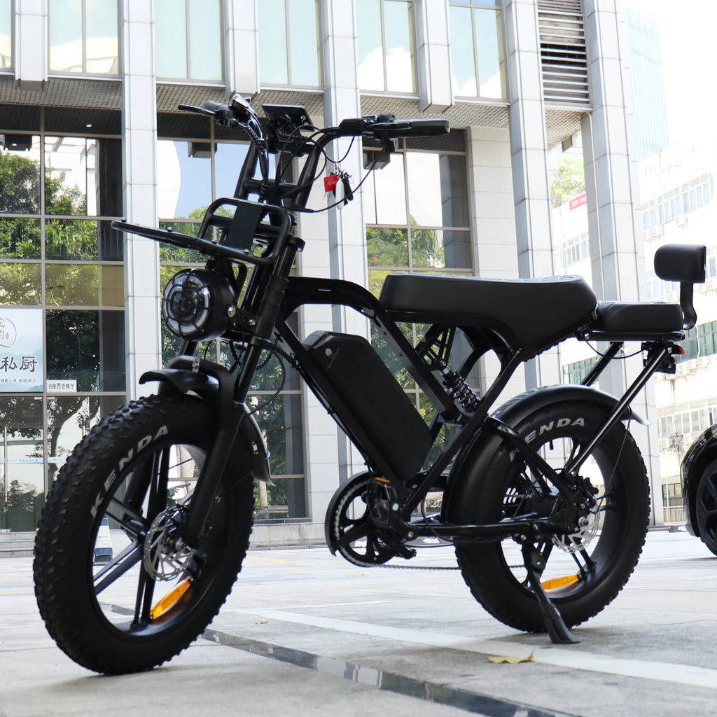 VOMO X80PRO 250W Long Range Fat Tire E-Bike — 48V 15Ah 20" Full Suspension with Smart Alarm
