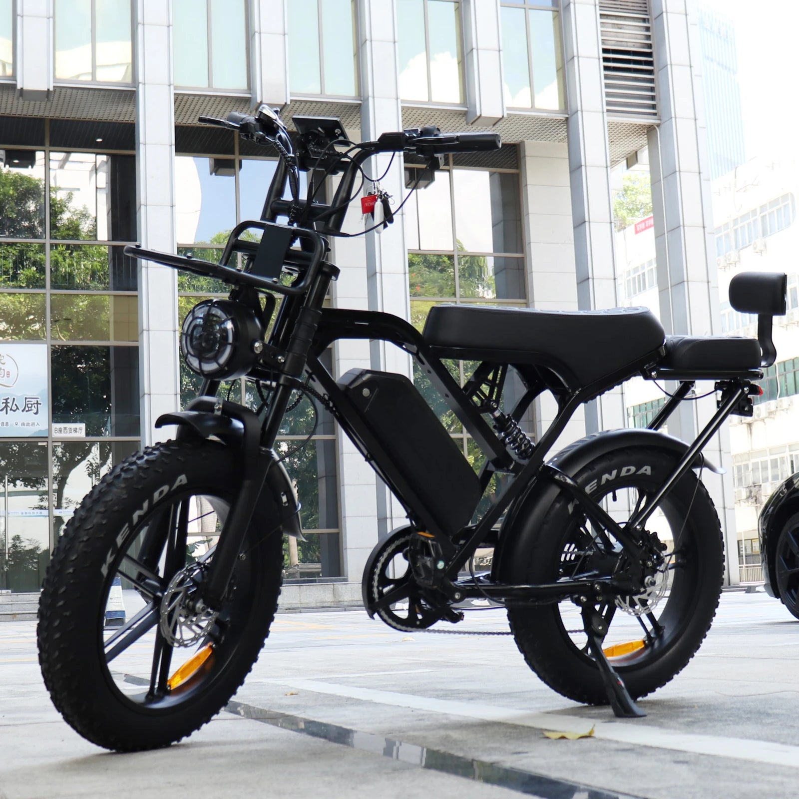 VOMO X80PRO 250W Long Range Fat Tire E-Bike — 48V 15Ah 20" Full Suspension with Smart Alarm
