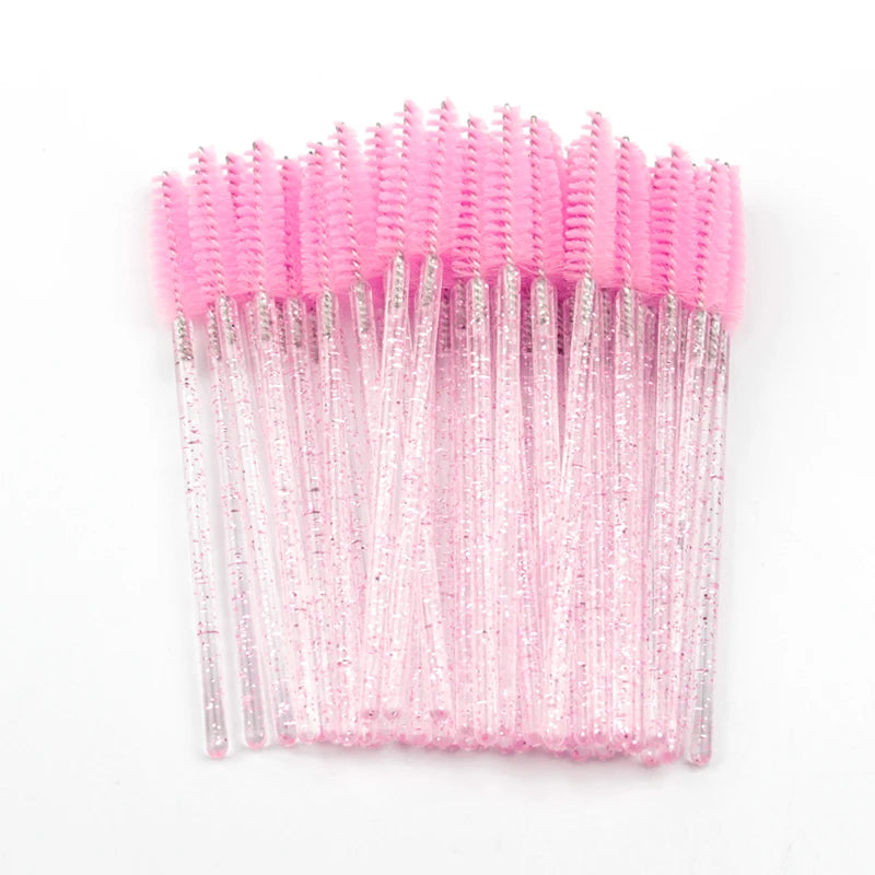 Crystal Eyelash Extension Mascara Wand Brush Set