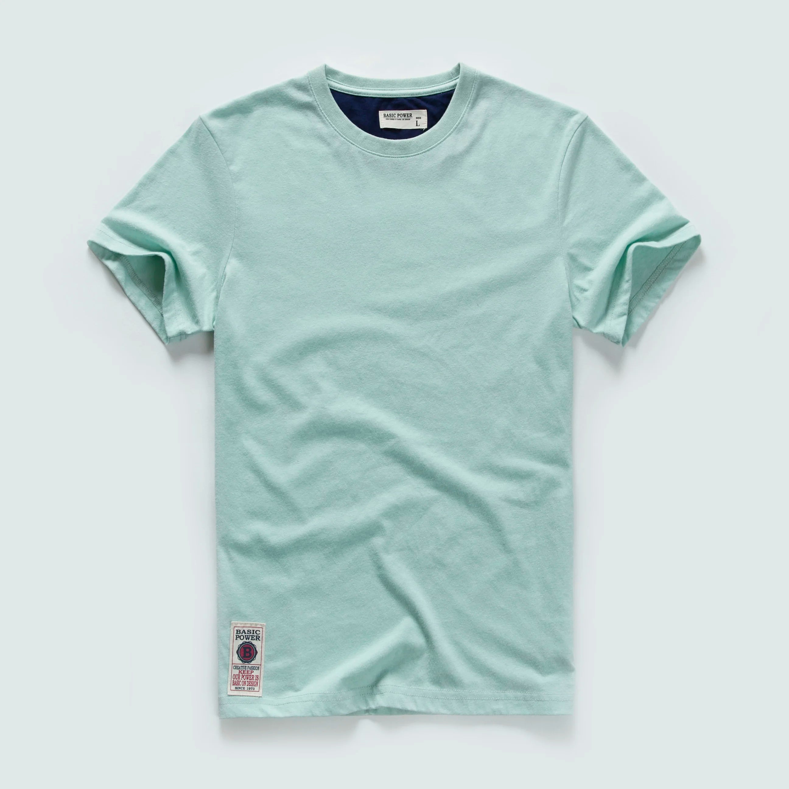 Men's Solid Color O-Neck Cotton T-Shirt — Everyday Essential Tee