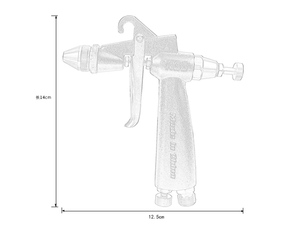 0.3mm Pneumatic Detail Spray Gun with 140ml Cup