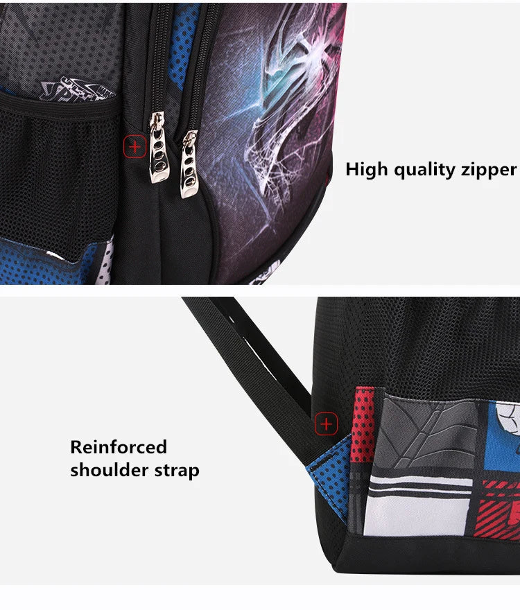 Kids School Backpack – Cartoon & Sports Designs