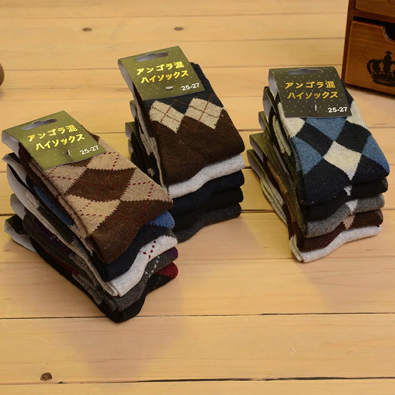 Men's Wool-Blend Winter Crew Socks, 5 Pairs
