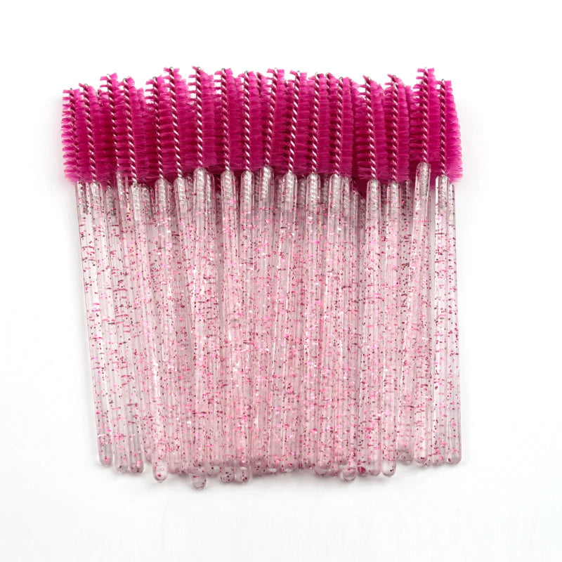Crystal Eyelash Extension Mascara Wand Brush Set