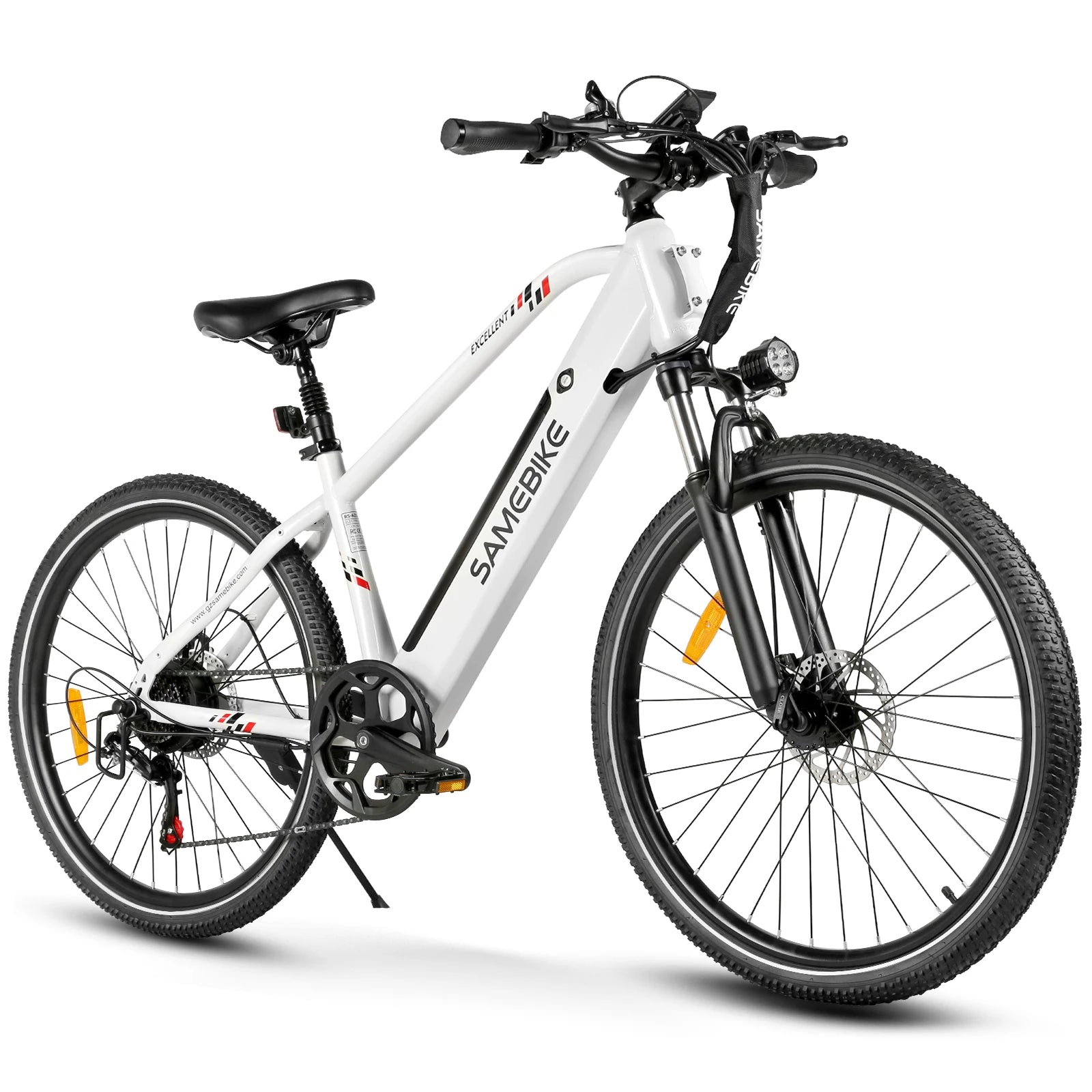 SAMEBIKE 250W Electric Mountain & City Bike — 36V 15Ah 27.5" 7-Speed Commuter E-Bike
