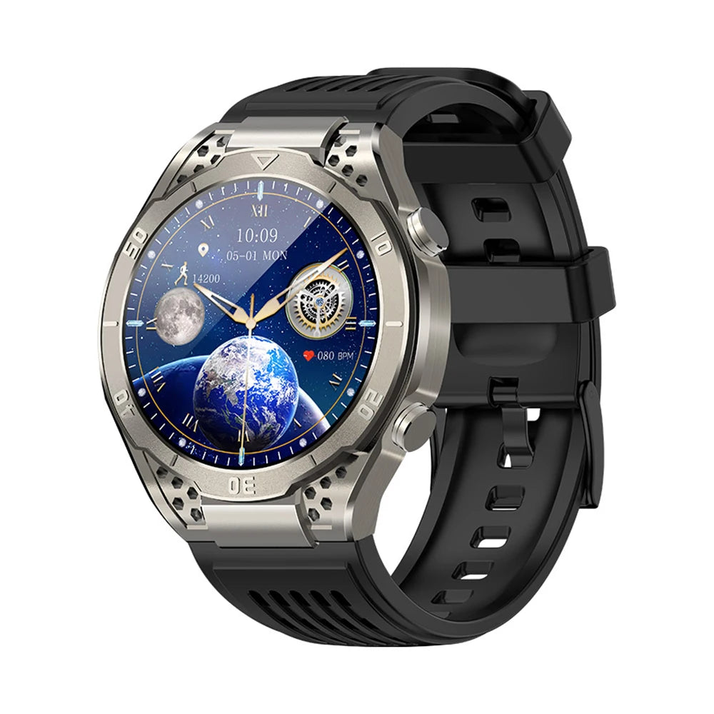 JA01 ECG Smart Watch | AMOLED Screen NFC SOS BT Call Heart Rate Blood Pressure AI Voice Sleep Tracker
