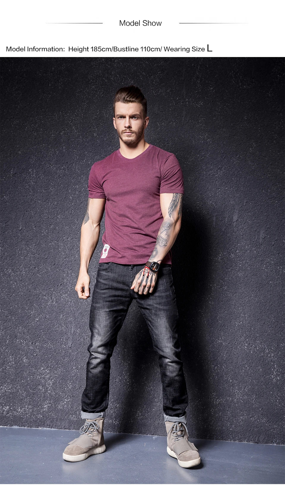 Men's Solid Color O-Neck Cotton T-Shirt — Everyday Essential Tee