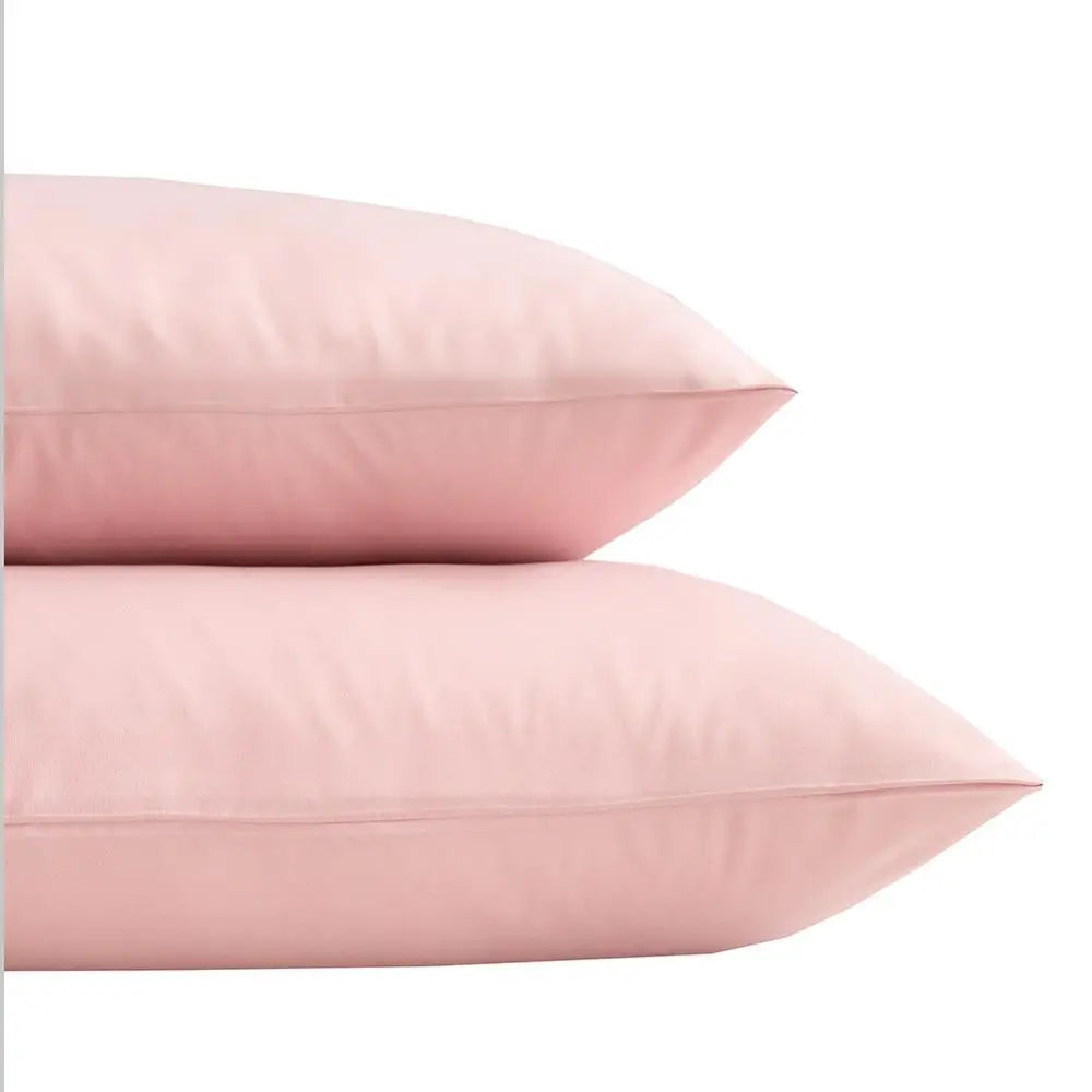 Pink Solid Color Quilt Cover for Girls | King Size 200x220cm, Duvet Cover Only (No Pillowcase)