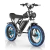 Ridstar Q20 Fat Tire Electric Moped Bike — 48V 20Ah 20" Compact Upright E-Bike
