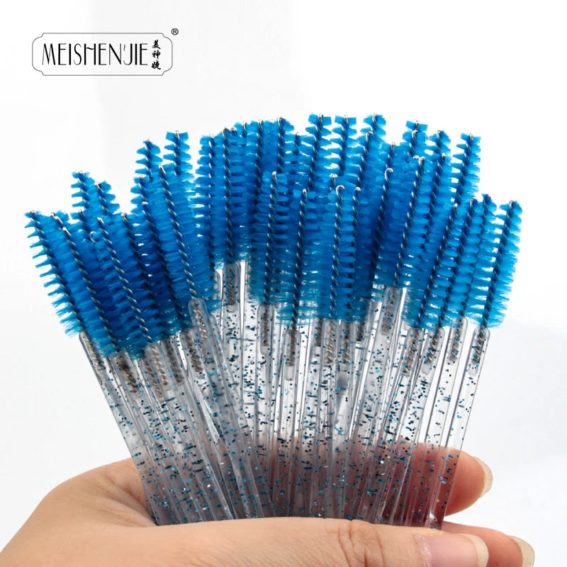 Crystal Eyelash Extension Mascara Wand Brush Set