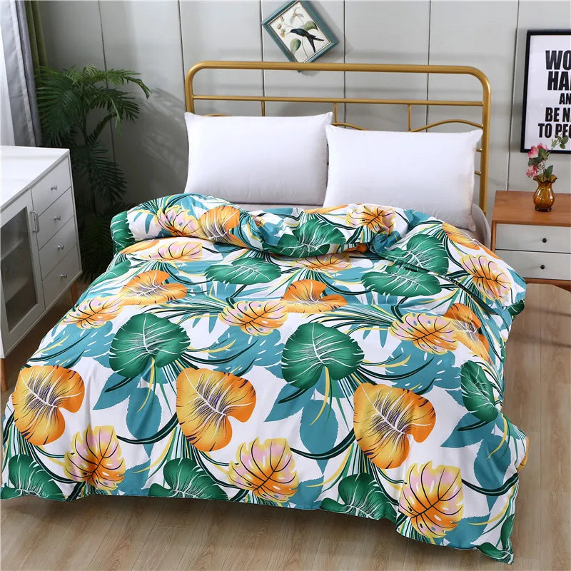 500TC 100% Cotton Reactive Print Duvet Cover with Zipper – Scenic Patterns, 10 Designs & 14 Sizes