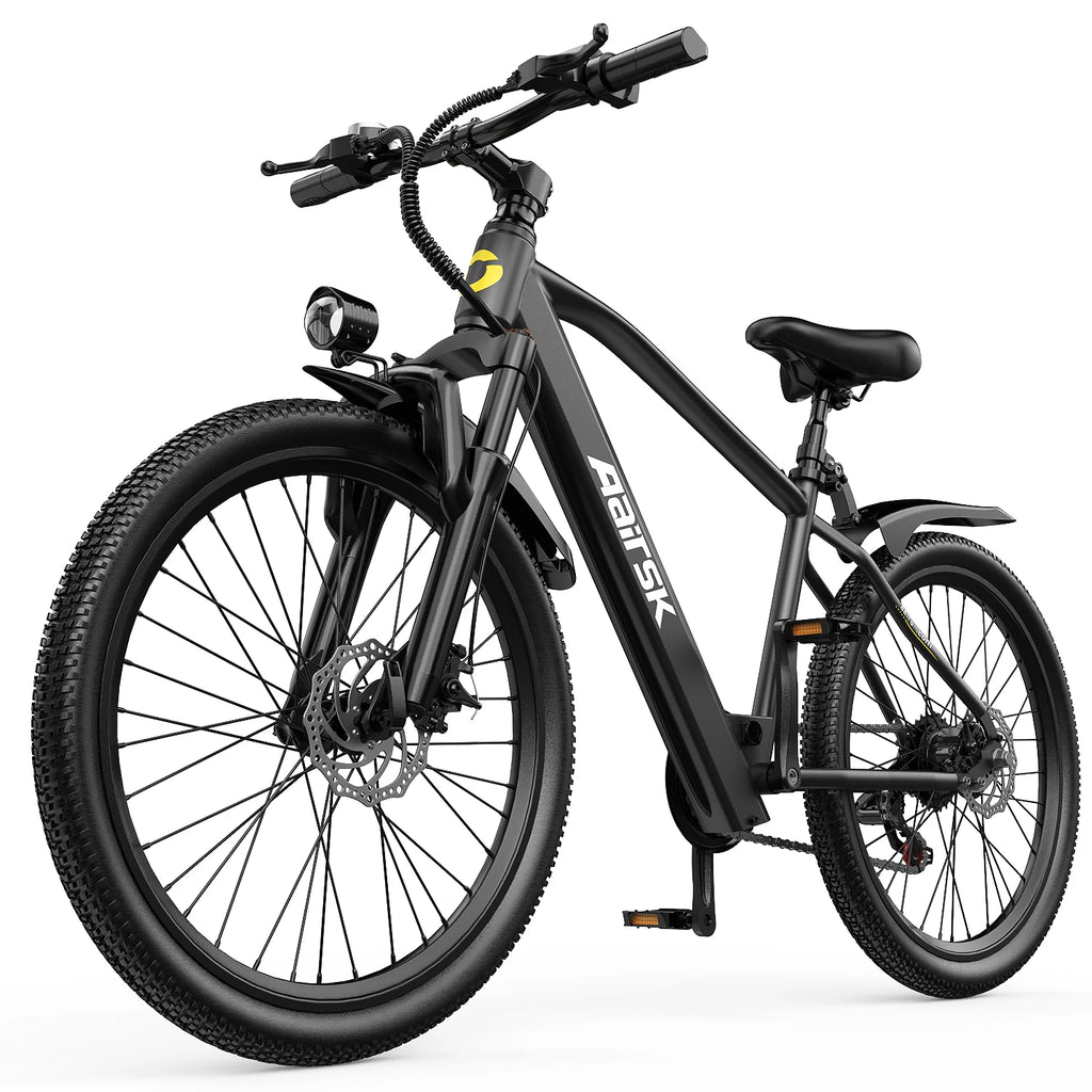AtlasTrek 250W Road & City Electric Mountain Bike — 36V 10Ah 26" Unisex Commuter E-Bike