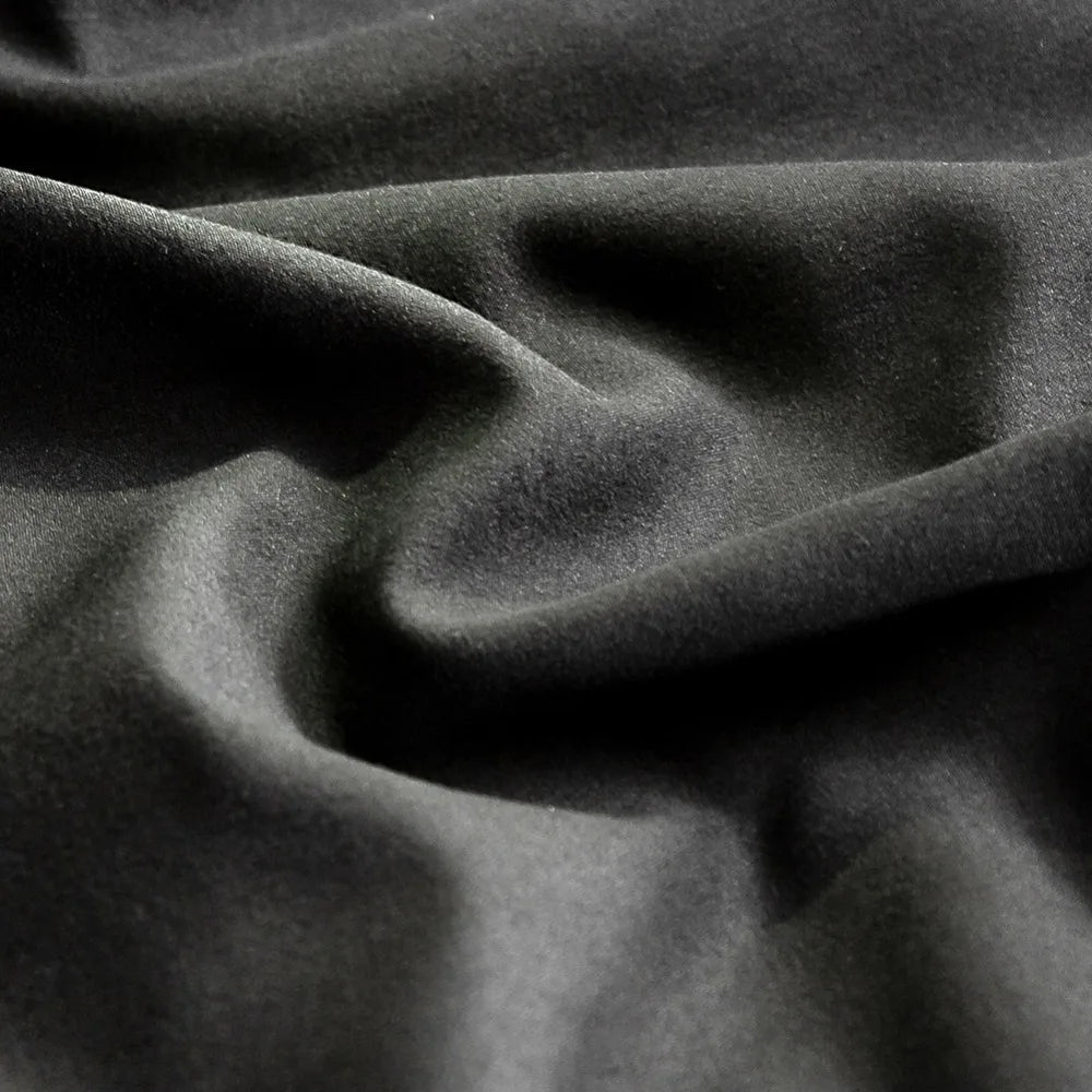Black Microfiber Duvet Cover – King & Queen Size Comforter Cover with Pillowcase Option