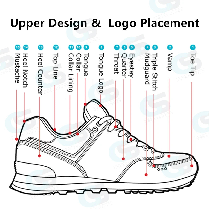 Men's Breathable Mesh Running Sneakers — Microfiber Leather Lace-Up Casual Walking Shoes