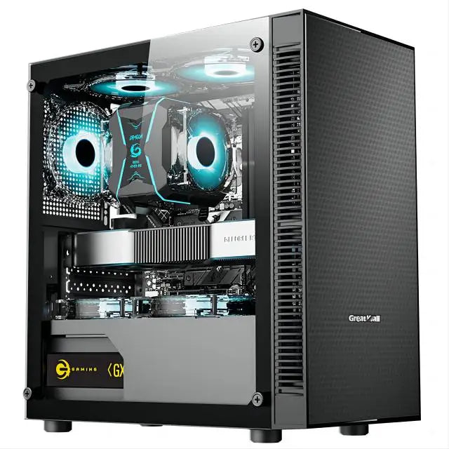 Aotesier Gaming Desktop PC – Intel i7 Core, 8GB/16GB RAM, 256GB SSD, Tempered Glass, Win10
