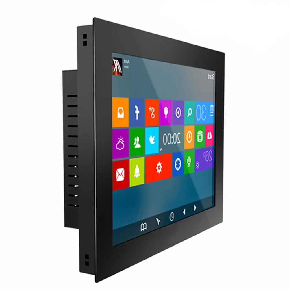 Balahome Industrial All-in-One PC – 10.4"/12.1"/15" Resistive Touch, Intel i3, Win10 Pro (Panel Mount)