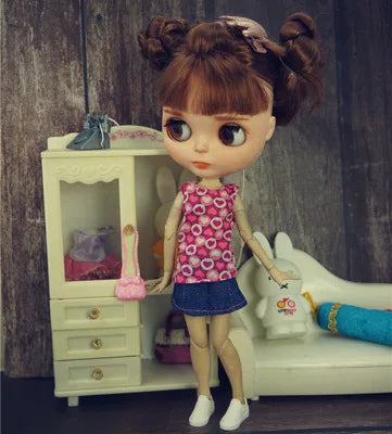 1/6 Scale Luxury Doll Dress — Fashion Clothes for Blythe, Jenny & Licca Dolls