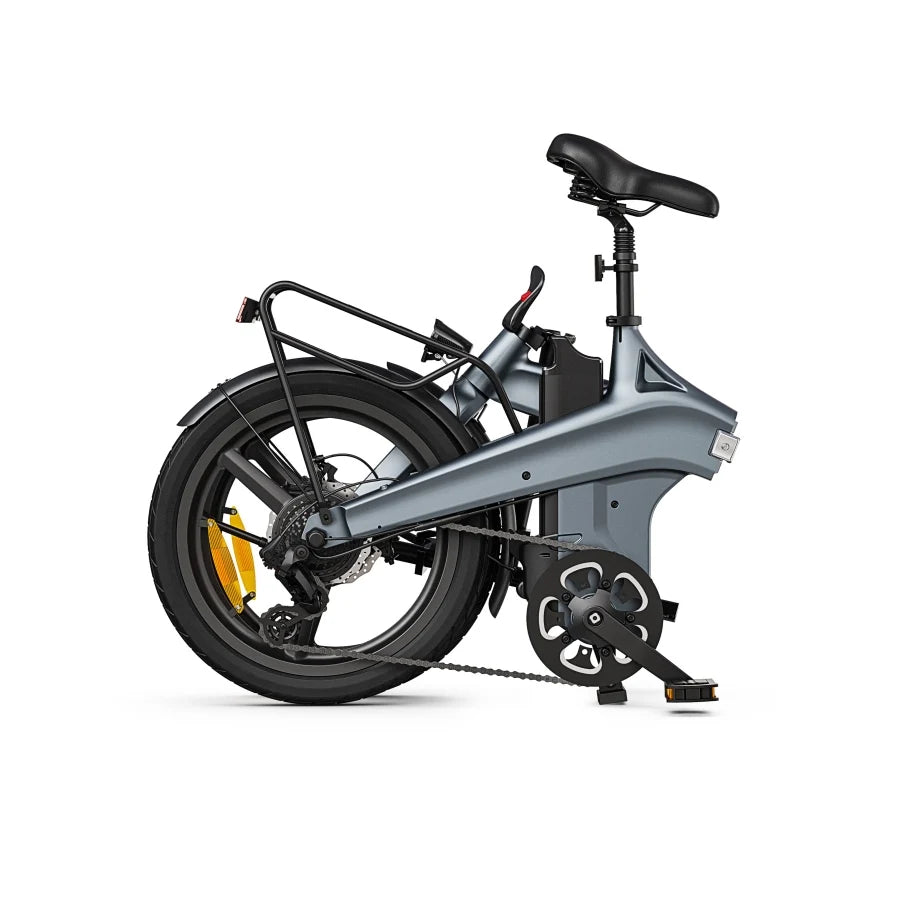 DYU T1 250W Folding Electric Bike — 36V 10Ah 20" Removable Battery, 7-Speed with Rear Seat