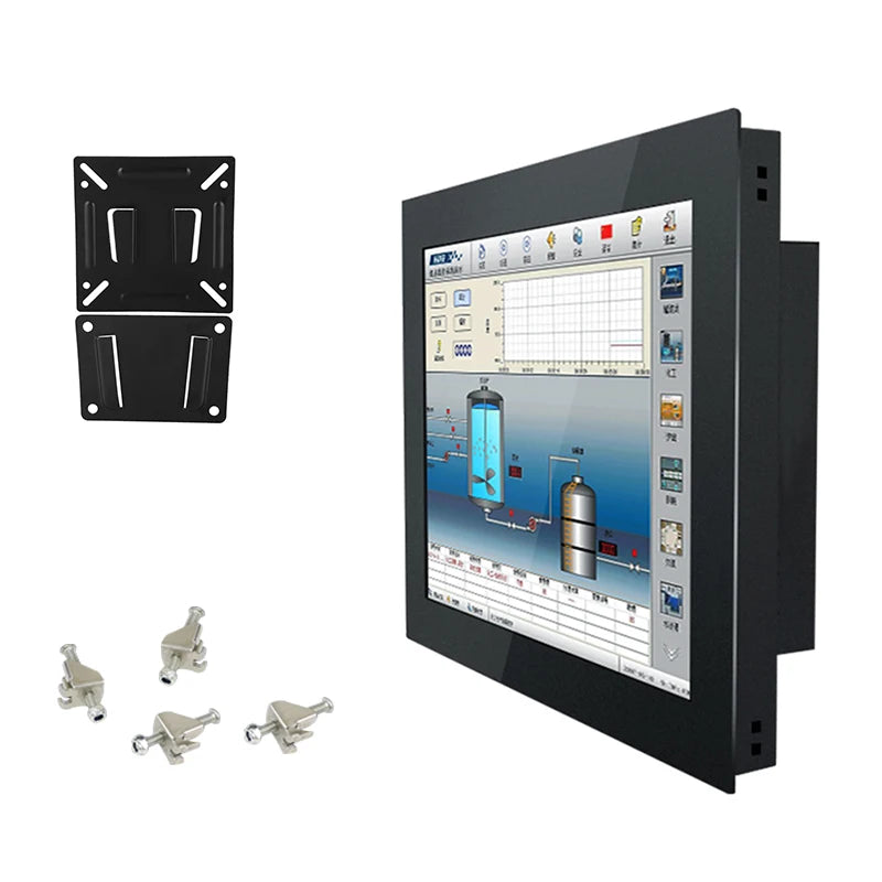 Balahome Industrial All-in-One PC – 10.4"/12.1"/15" Resistive Touch, Intel i3, Win10 Pro