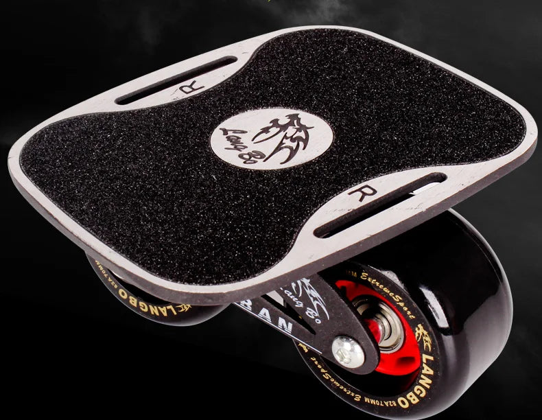 Aluminum Alloy Mini Drift Short Board Roller – 1 Pair Skateboard for Tricks & Street Skating