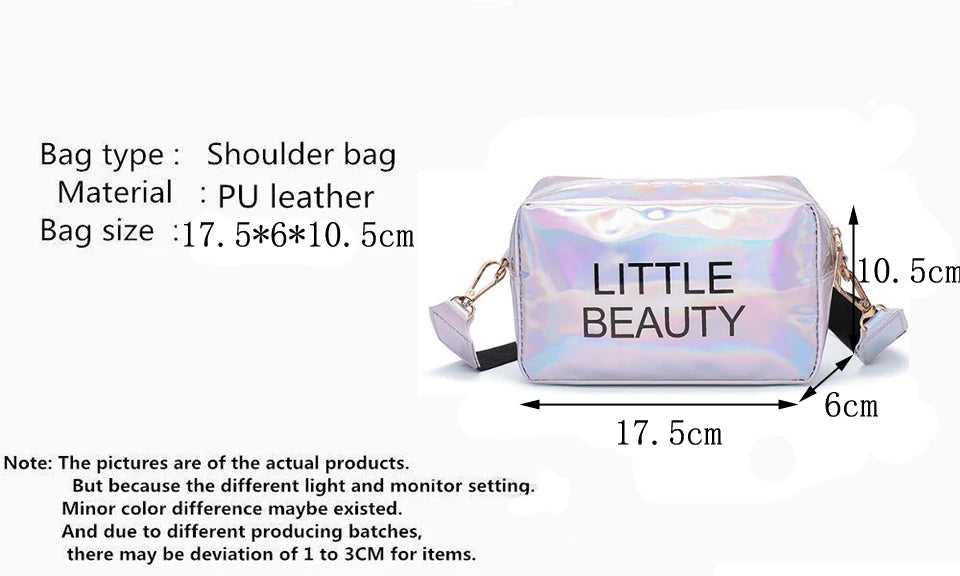 Mini PU Letter Flap Crossbody Bag – Compact Shoulder Messenger Bag for Women