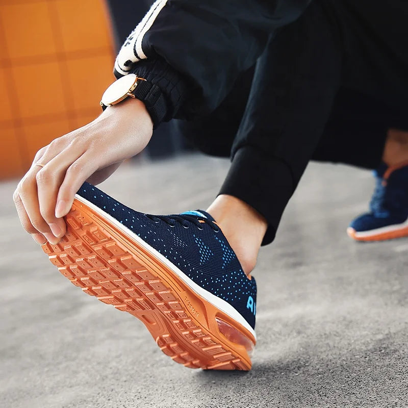 Women's Classic Slip-On Sneakers — Breathable Mesh Walking Shoes (Sizes 34-46)
