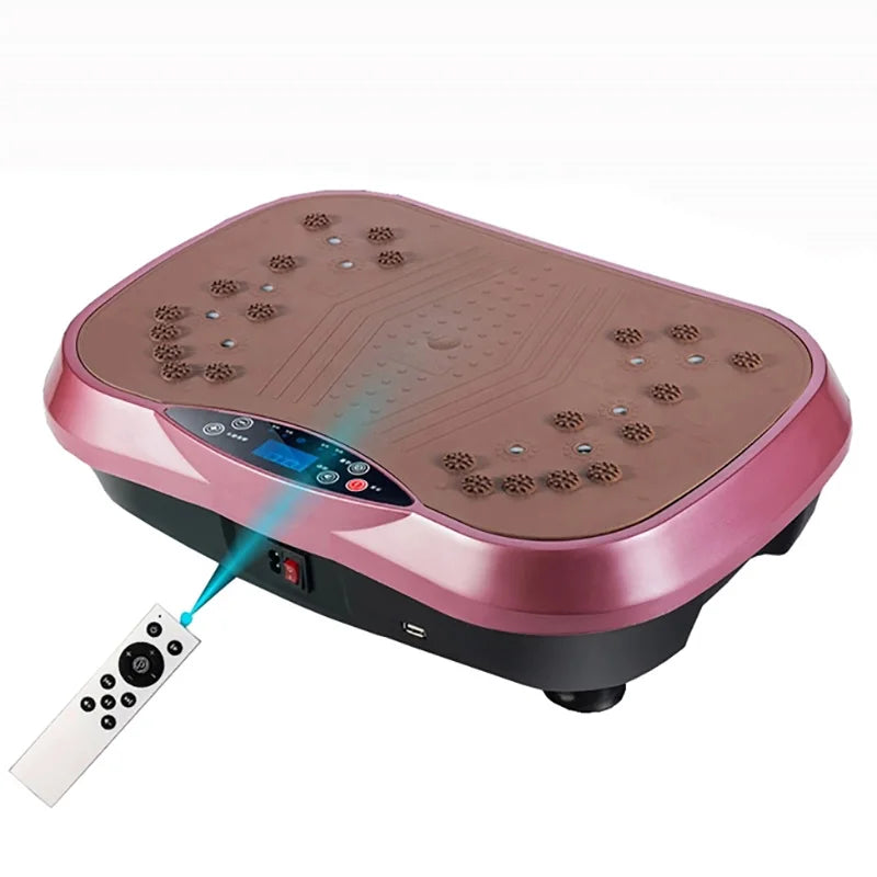 Home Fitness Vibration Plate Slimming Machine — Fat Burner Oscillating Workout Platform