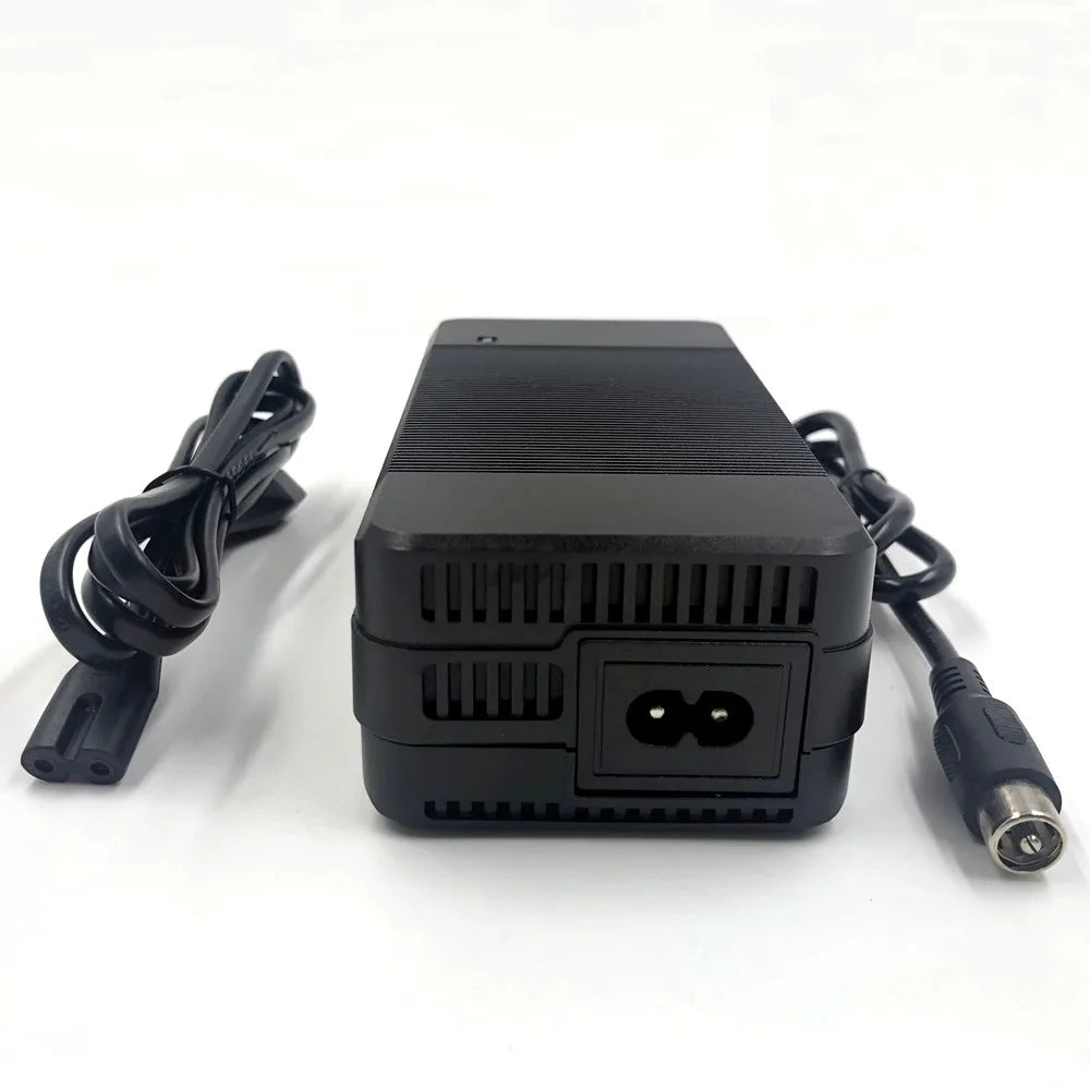 54.6V 3A Lithium Battery Charger – 48V 13S Li-ion Battery Pack Charger with Connectors for Kugoo G1