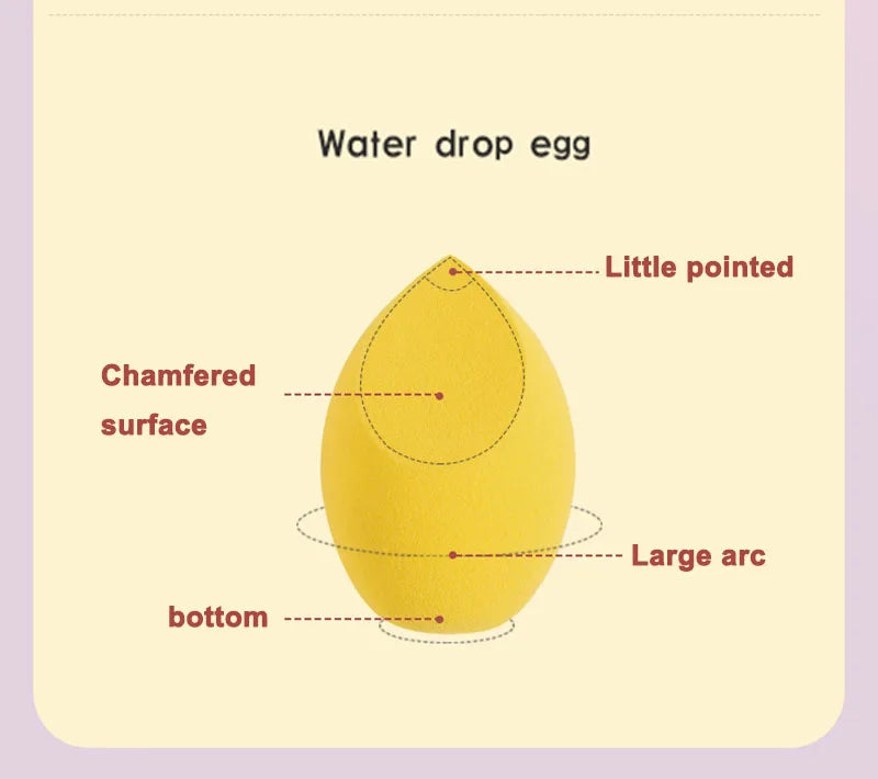 4-Pack Cosmetic Makeup Sponge Blender Set
