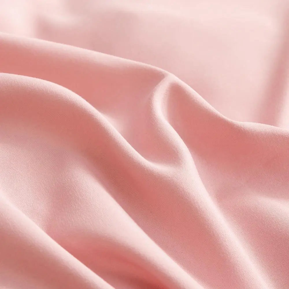 Pink Solid Color Quilt Cover for Girls | King Size 200x220cm, Duvet Cover Only (No Pillowcase)