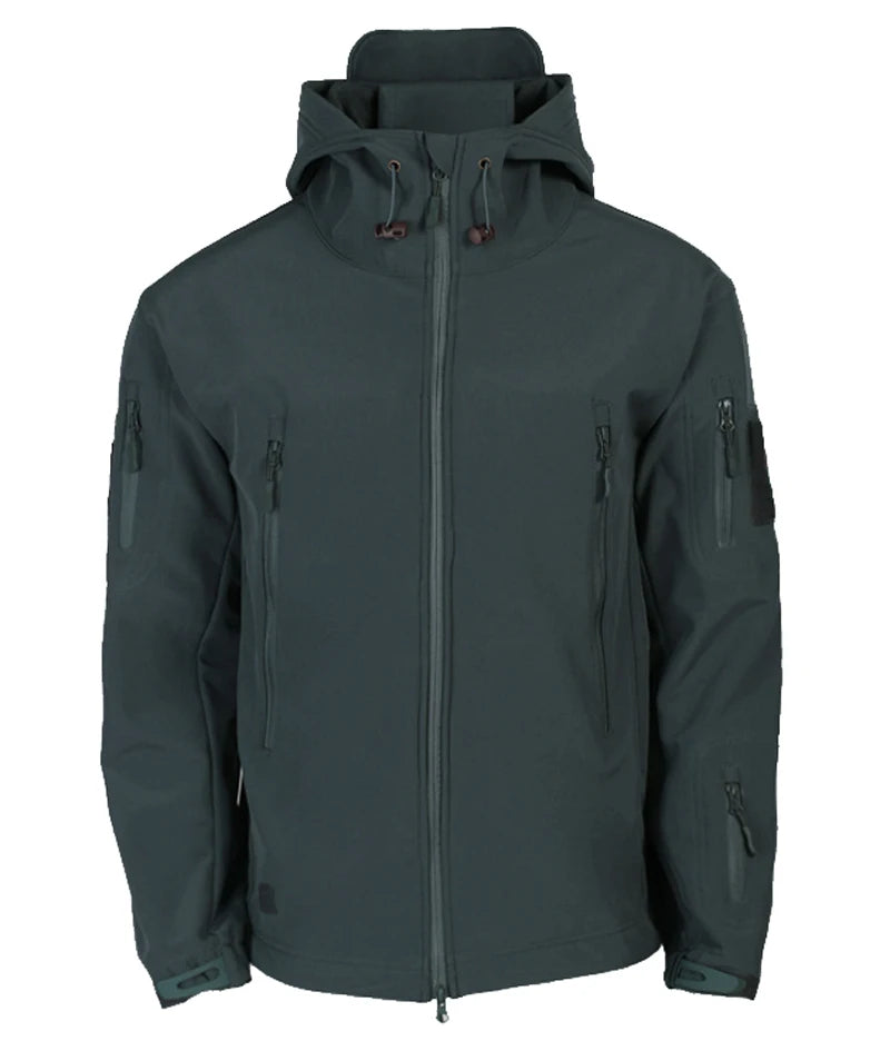 Men's Military Shark Skin Tactical Bomber Jacket — Outdoor Windproof Flight Jacket