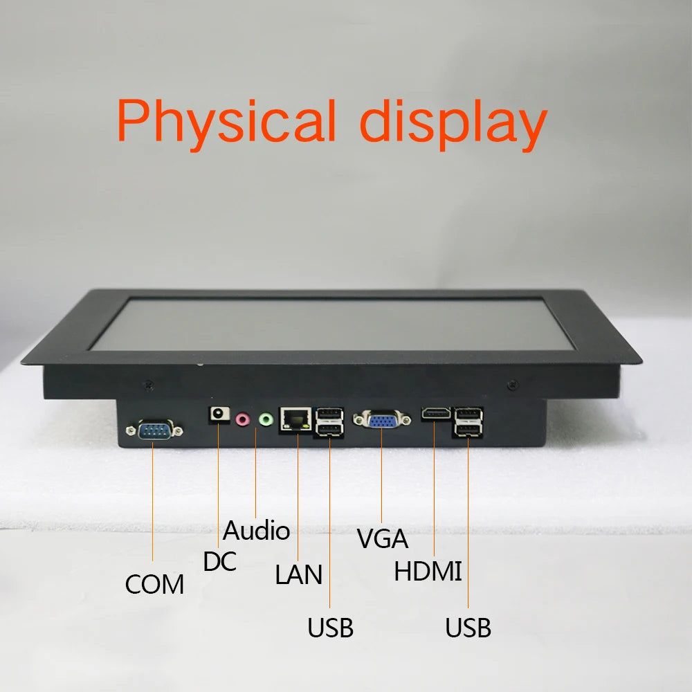 Balahome Industrial All-in-One PC – 10.4"/12.1"/15" Resistive Touch, Intel i3, Win10 Pro