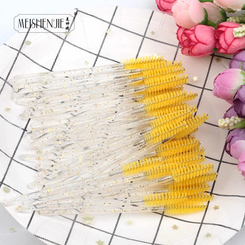 Crystal Eyelash Extension Mascara Wand Brush Set