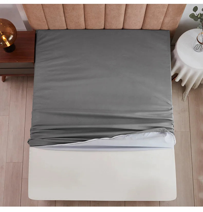 6-Sided Waterproof Mattress Cover with Zipper – Dustproof Encasement, Twin to King