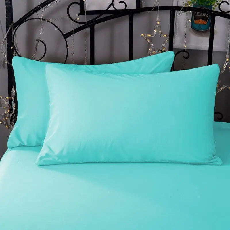 Super-Soft Solid Color Pillowcase 2-Pack – Advanced Encryption Fabric, 50x70cm