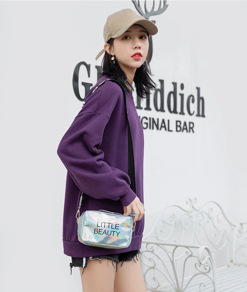 Mini PU Letter Flap Crossbody Bag – Compact Shoulder Messenger Bag for Women