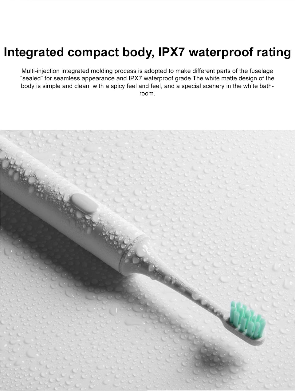 Xiaomi Mijia T300 Sonic Electric Toothbrush – 31,000 VPM, IPX7, 25-Day Battery, 3 Cleaning Modes