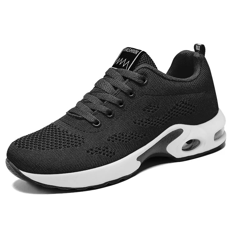 Women's Breathable Lace-Up Running Sneakers — Casual Fashion Sports Shoes (Sizes 36-44)