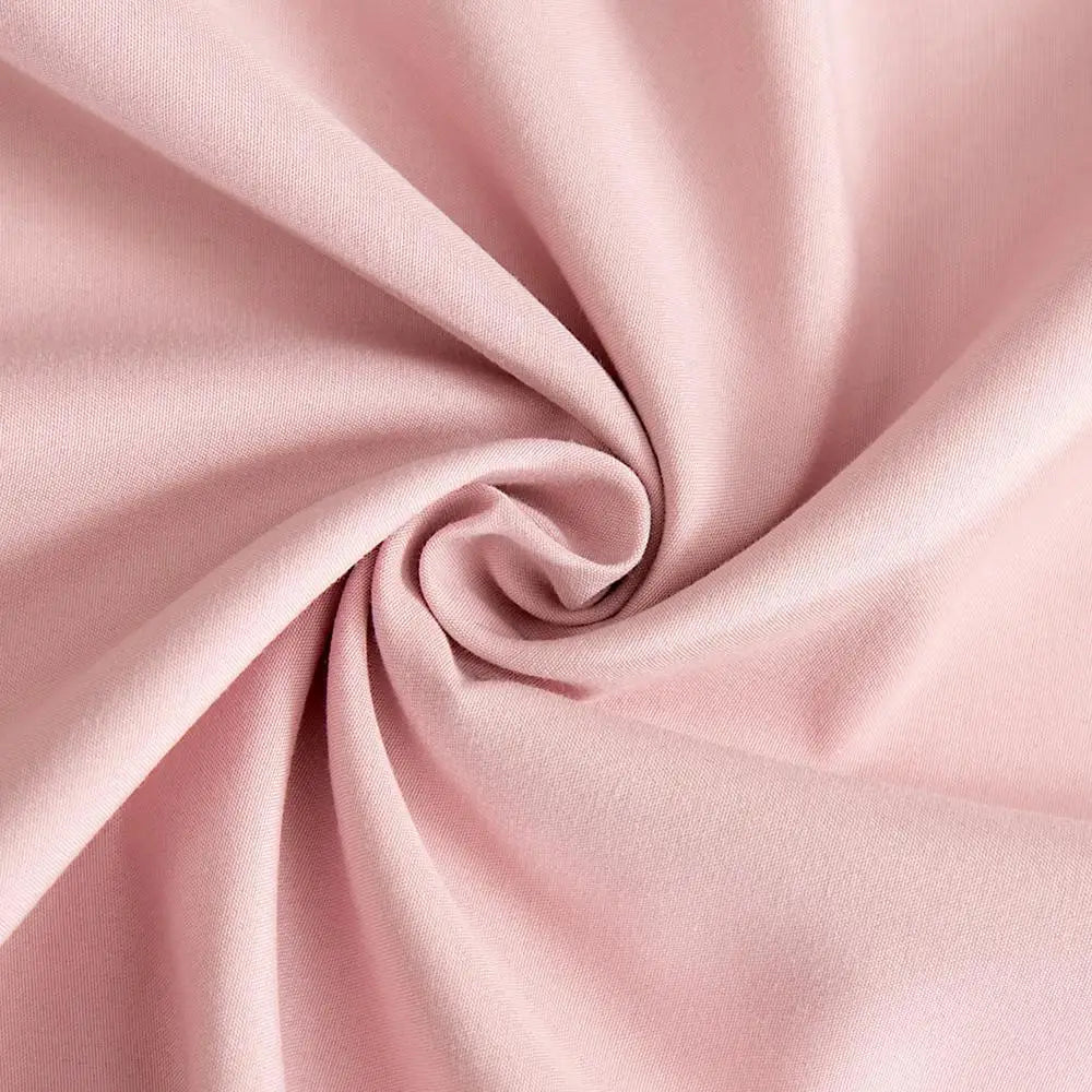 Pink Solid Color Quilt Cover for Girls | King Size 200x220cm, Duvet Cover Only (No Pillowcase)