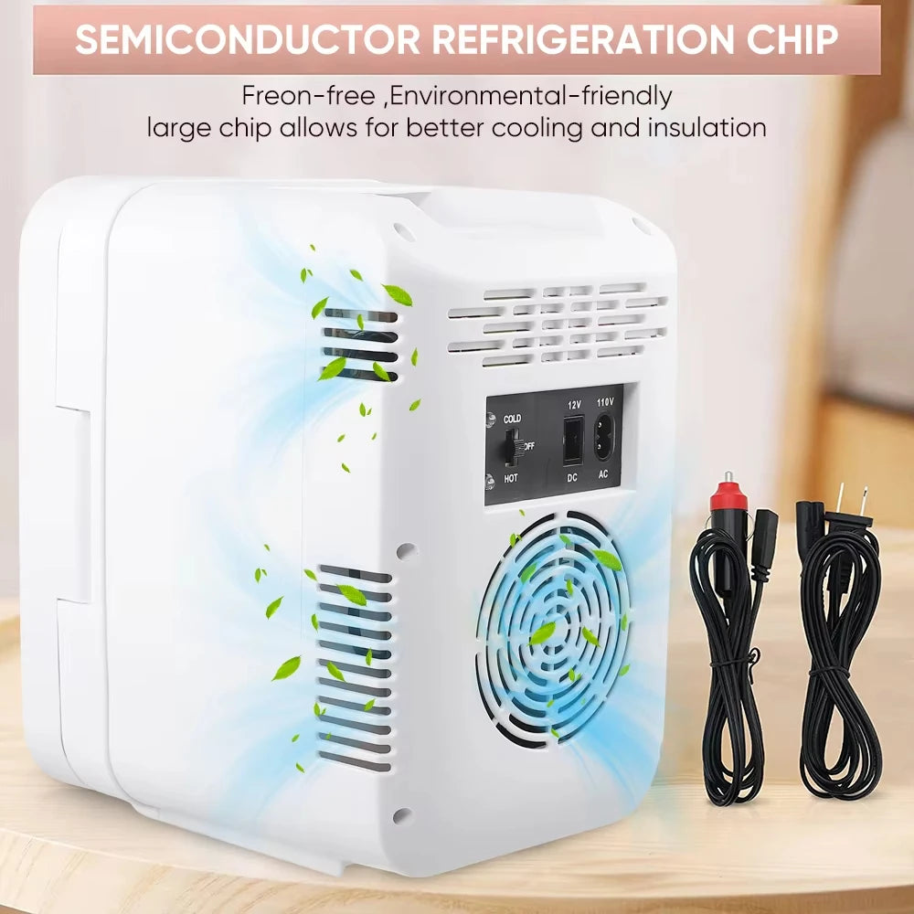 4L Mini Thermoelectric Cosmetic Fridge — Compact Beauty Makeup Cooler for Skincare