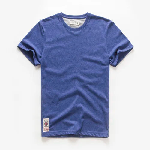Men's Solid Color O-Neck Cotton T-Shirt — Everyday Essential Tee