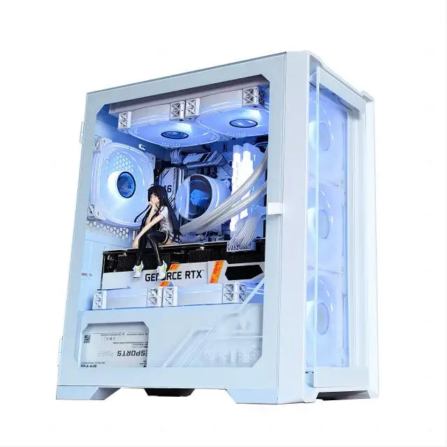 Aotesier Gaming Desktop PC – Intel i7 Core, 8GB/16GB RAM, 256GB SSD, Tempered Glass, Win10